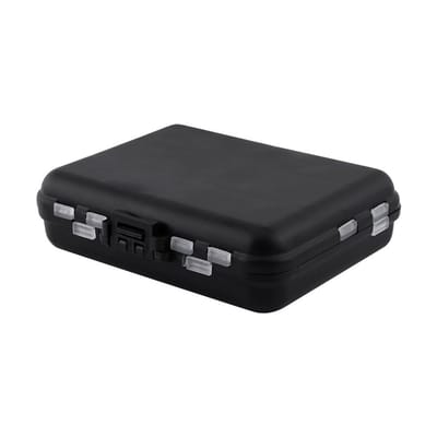 Dailygoods- Opbergdoos Duurzaam - Viskoffer - Opbergdoos met Compartimenten - Draagbare Opbergdoos - 12x10x3.5cm - Essentieel Visgereedschap - Visdoos