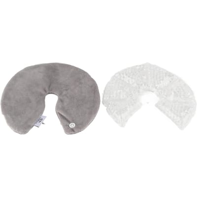 Pack Sein Compresse Chaude Froide Réduit Gonflement Douleur Drague Glande Mammaire Allaitement Coussinets Gel Gris grise