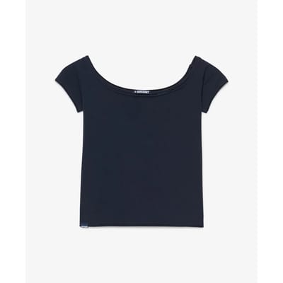 Dames-T-shirt off-the-shoulder Superdry