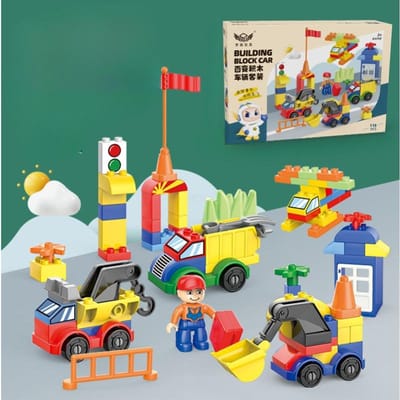 Grote Deeltjes Scène Bouwstenen Kinder Bouwstenen Meisjes Speelgoed Grote Deeltjes Bouwstenen Speelgoed Kinderdag Cadeau 22.8*7.3*17cm