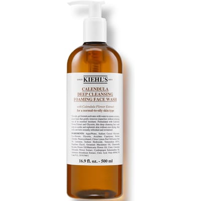 Kiehl's Calendula Deep Cleansing Foaming Face Wash (Various Sizes) - 500ml