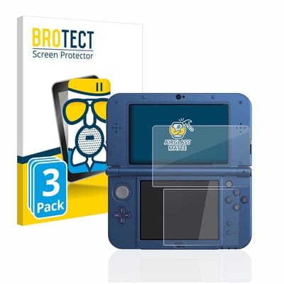 BROTECT - Screenprotector voor Nintendo New 3DS XL - Folie Beschermfolie Beschermglas matte 3 Stuks