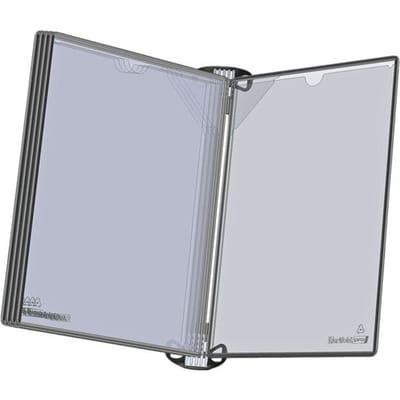 Wandsysteem voor zichtpanelen »PRO« met 5 zichtpanelen