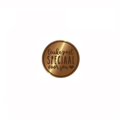 Waxzegel stempel Leuke post 1