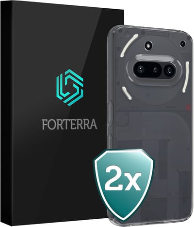 Hoesje 2 Stuks - Geschikt voor Nothing Phone (3a) - Sterk & Shockproof - Back Cover - Case Siliconen - Telefoon Hoes - Transparant