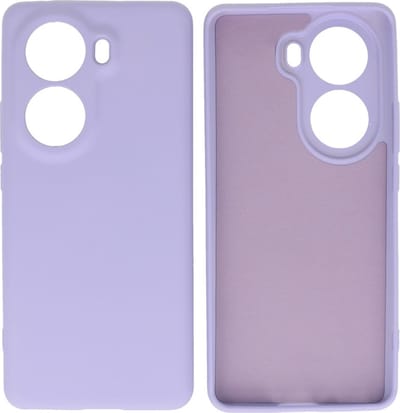 Hoesje Geschikt voor de Oppo Reno 11 - Fashion Backcover Hoesje - Colorful Telefoonhoesje - Paars