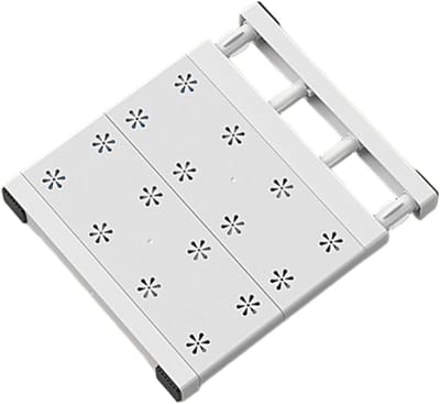 Kledingplank Verstelbaar - Spanplank Kast - Ruimte Optimaliseren - Sterke Draagkracht - 30 x 24 x 1 cm - Wit