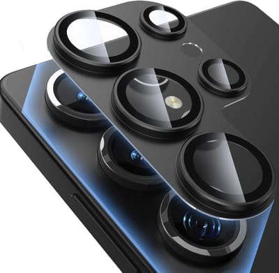 Casemania Camera Lens Glas Geschikt voor Samsung Galaxy S25 Ultra - Gehard Glas Camera Lens Protector - Camera Bescherming