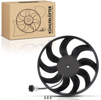 Frankberg 1x Motorradiator enkele ventilator