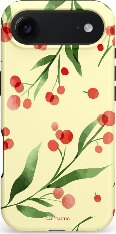 Casetastic hoesje geschikt voor Apple iPhone Air - MagSafe - Dubbellaagse bescherming - Watermeloen - Fashion Case - Crème Groen Koraal