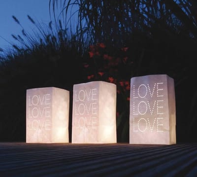 Candle Bags Love 5 stuks