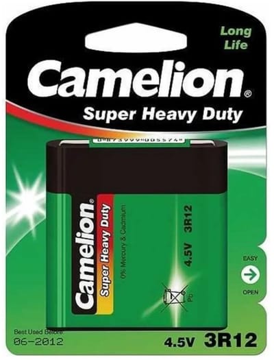 Camelion QA0104A Batterij plat 4.5V 3R12