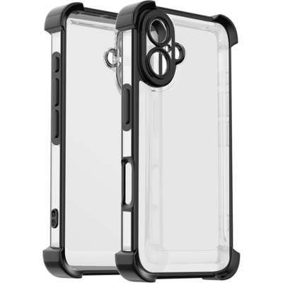 Ceezs Shock case met camera bescherming - Geschikt voor Iphone 16 - Valbestendig ontwerp - Shockbestendig hoesje