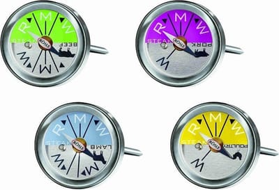 Steak & Vlees Thermometer - Set van 4 Stuks - Ø 2.5 cm - RVS - Rösle
