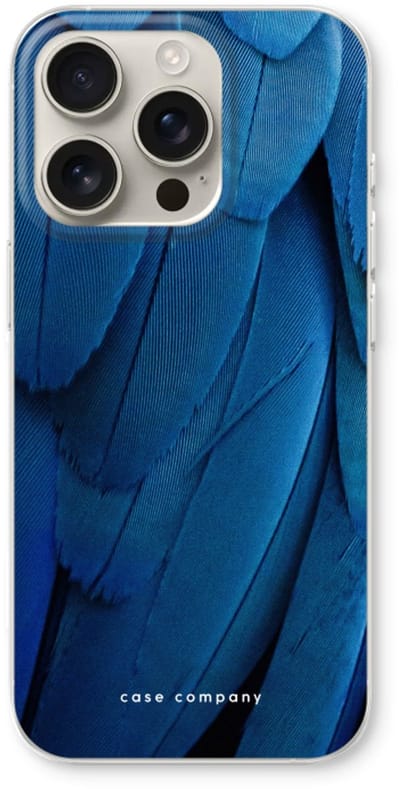 Case Company® - Hoesje geschikt voor iPhone 16 Pro hoesje - Pauw - Soft Cover Telefoonhoesje - Bescherming aan alle Kanten en Schermrand
