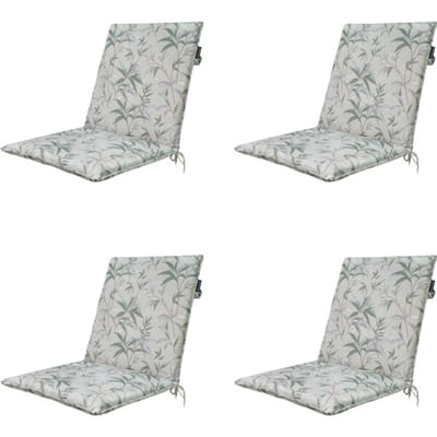 Madison - Stapelstoelkussen Palma natural - Ca. 97x49 cm - Set van 4