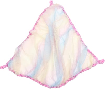 Speelgoed Hangnet - Opbergnet Knuffels - Ruimte Besparen - Triangel Vorm - 180x120x120cm - Kleurrijk