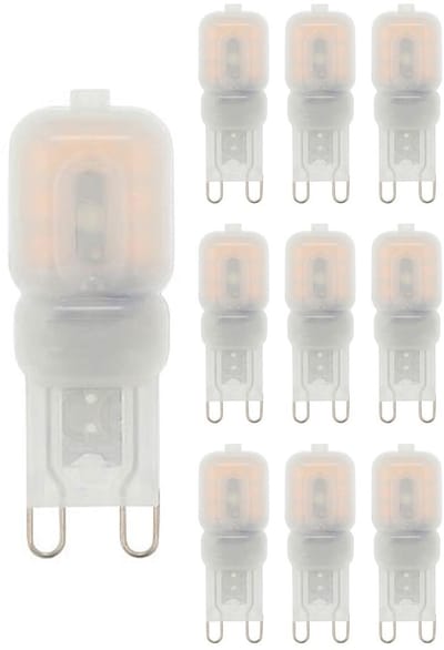 VITO LED Capsule Steeklamp G9 - 3W (vervangt 30W) - 300lm - 6400K - 220-240V - Dimbaar - Ø16mm - Energiezuinig - 10 stuks