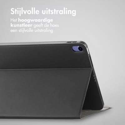 Accezz Tablet Hoes - Geschikt voor Apple iPad 11 2025 A16 / iPad 10e generatie (2022) 10.9 inch - Classic Tablet Case - Zwart