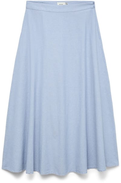 VERO MODA - VMNORMA MW MAXI CHAMBRAY SKIRT - Dames - Rokken