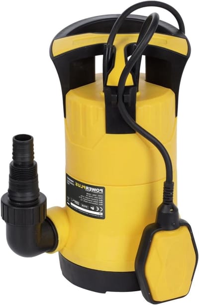 Dompelpomp - Waterpomp - Water Verpompen - Automatische Vlotterschakelaar - 11500 L/U - Geel/Zilver/Zwart