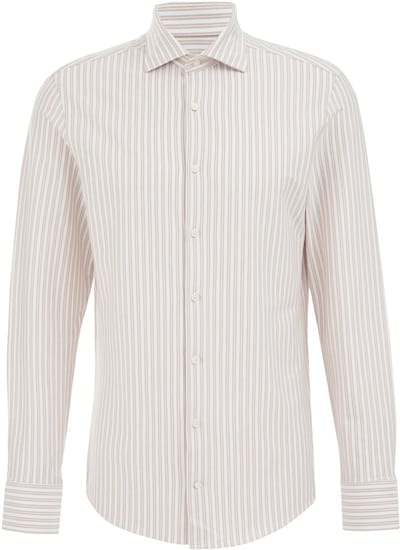WE Fashion Heren premium slim fit overhemd van jersey