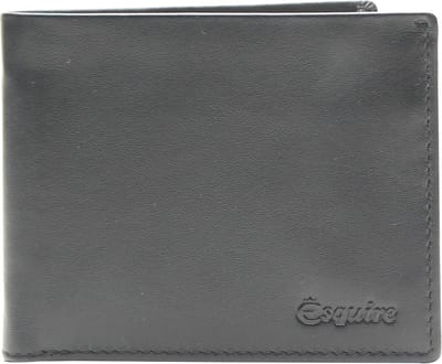 Esquire Portemonnee New Silk Wallet Black Zwart