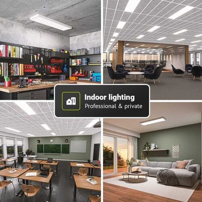 HOFTRONIC LED Paneel - 30x120 cm - 36 Watt - 4860lm (135lm/W)  - 4000K Neutraal wit - Flikkervrij - UGR22 -  5 jaar garantie