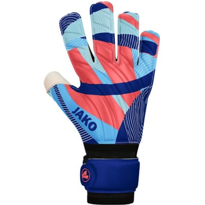 Jako River Basic Rc Keepershandschoenen - Navy / Hemelsblauw / Koraal | Maat: 5