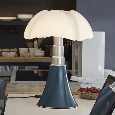 Martinelli Luce Pipistrello 1965 Tafellamp Medium Blauw Groen