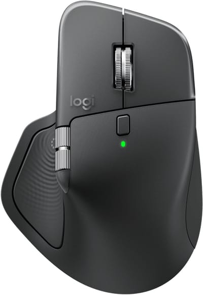 Logitech MX Master 4 for Business muis Kantoor Rechtshandig RF-draadloos + Bluetooth Laser 8000 DPI