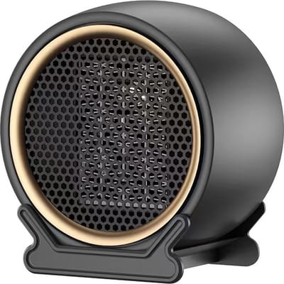 TechU™ Rond Elektrisch Kacheltje – Zwart – Elektrisch & Duurzaam – Gaskosten Besparen – 18*17.3*10.8 cm