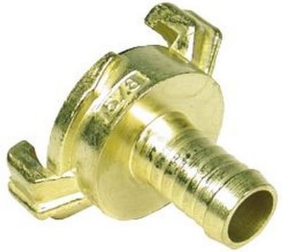 Talen Tools - GK-snelkoppeling - Met slangtule - Messing - Voor 5/8 inch