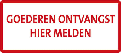 Pas Op! Elektrische Spanning Sticker – 20 x 20 cm
