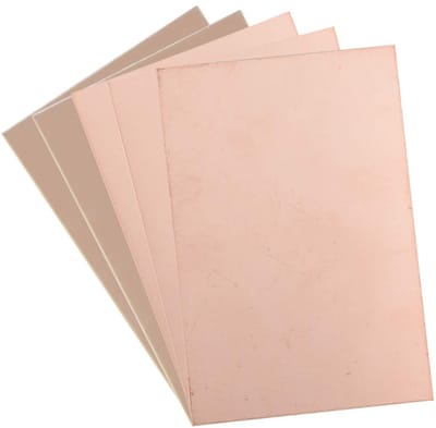 Printplaten Set - Dubbelzijdig Enkelzijdig - Elektronica Projecten - Koper Gecoat - 100x70mm 150x100mm - Bruin