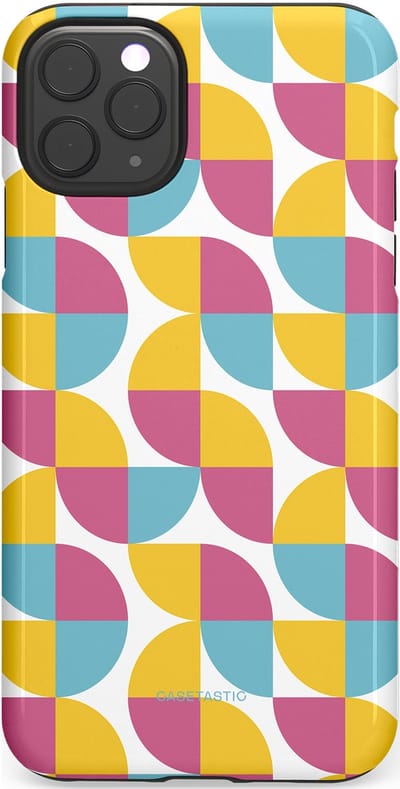 Casetastic Hoesje Geschikt voor Apple iPhone 11 Pro Max - Stijlvolle Beschermende Duo-layer Case - Cirkeldroom