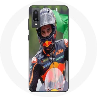 Coque - maniacase - Samsung Galaxy A02 - Souple - Protection - Moto GP Podium KTM noir