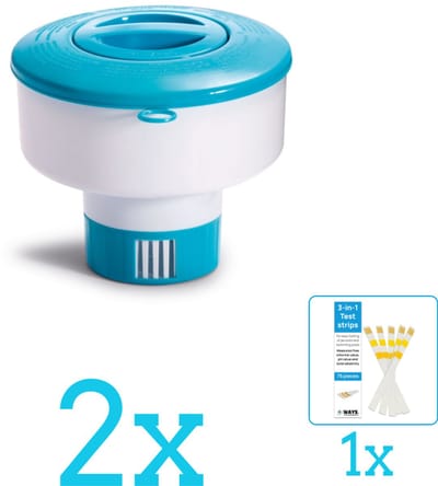 Intex Chloordrijver - ø17,8cm - Zwembad Onderhoud - 29041NP - Volumebundel - Chloordrijver - 2-delig