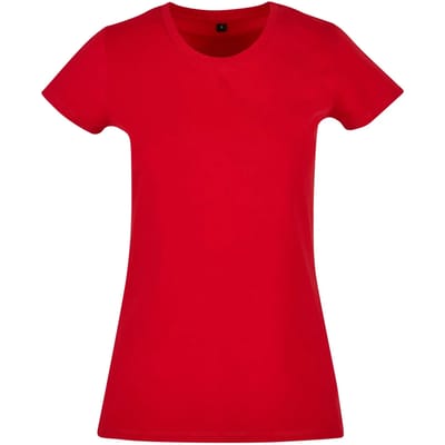 Build your Brand Ladies´ Basic Tee BYBB012 - CITY RED - XS
