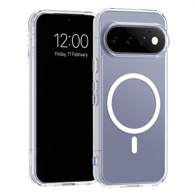imoshion Hoesje - Geschikt voor Google Pixel 11 Pro - Protective Backcover met Magnetische Ring - Transparant