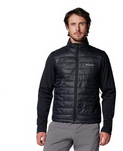 Columbia Tech™ Hybrid Softshelljack Zwart L Man