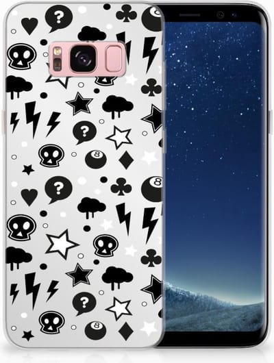 Silicone Back Case Samsung Galaxy S8 Silver Punk