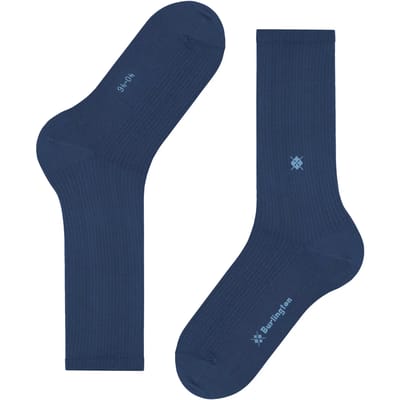 Burlington Boston herensokken - blauw (royal blue)