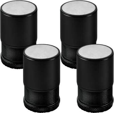 Verstelbare Metalen Meubelverhogers Zwart - Set van 4