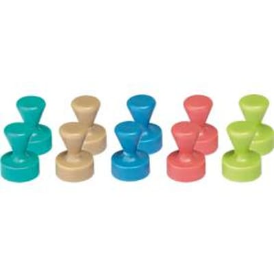 Maul Magneet 6168499 (Ø x h) 12 mm x 16 mm Kegel Roze, Atlantic Blue, Turquoise, Lime, Sahara 10 stuk(s) 6168499