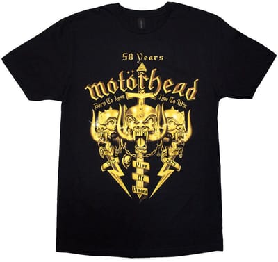 Motorhead - 50 Years Swords & Warpig Heren T-shirt - S - Zwart