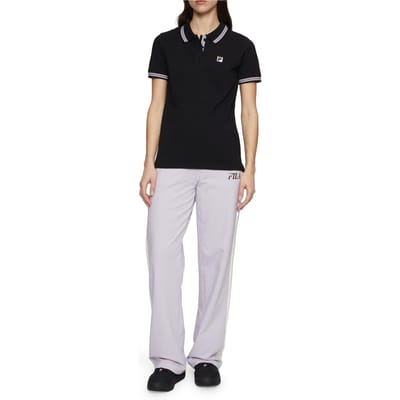 FILA Lomre Slim Polo Shirt Black Taglia: XS | Polo Outlet | Donna | Nero