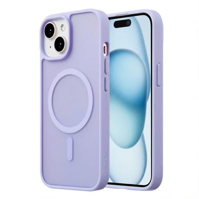 imoshion Hoesje - Geschikt voor iPhone 15 - Color Guard Backcover geschikt voor MagSafe - Lila