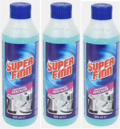 Koffiemachine - ontkalker - Superfinn - 3x500 ml - snel en gemakkelijk
