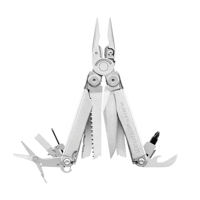 Leatherman - 2H Wave+ Multi-Tool - 18-in-1 met Vergrendelbare Messen en Tangen - Roestvrij Staal